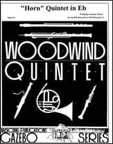 HORN QUINTET IN E FLAT WOODWIND QUINTET cover